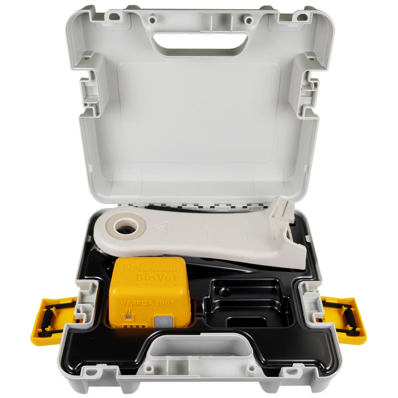 Varrox Eddy mit Ladegerät und 1 Akku | © Andermatt BioVet AG