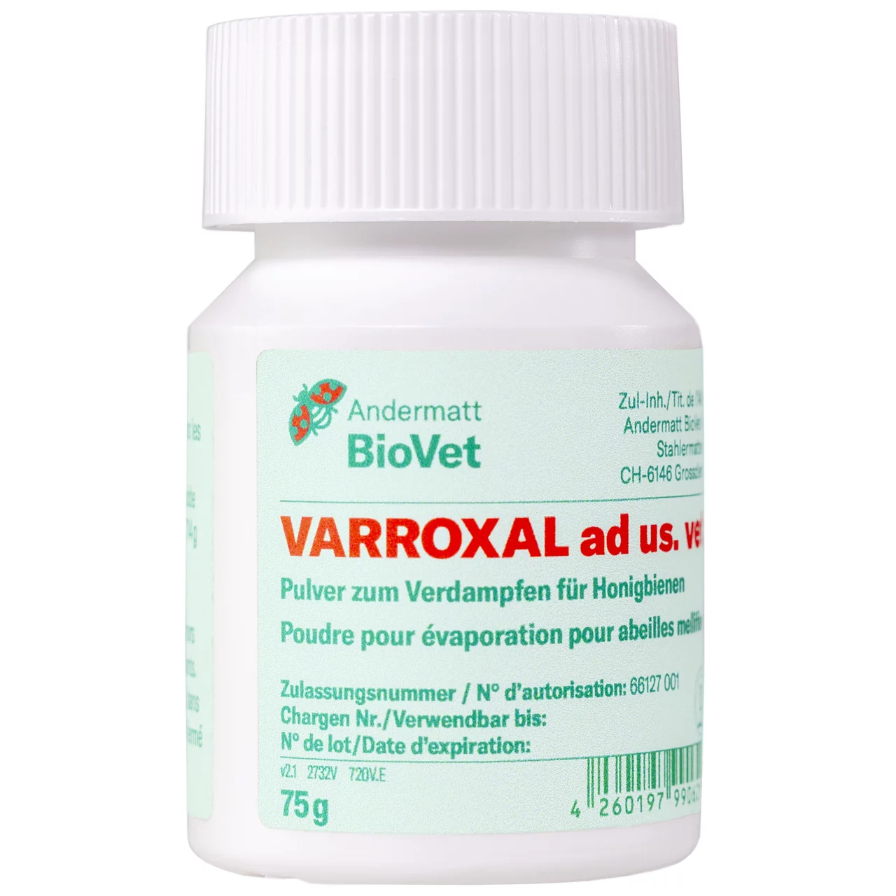 Varroxal 75g | © Andermatt BioVet AG