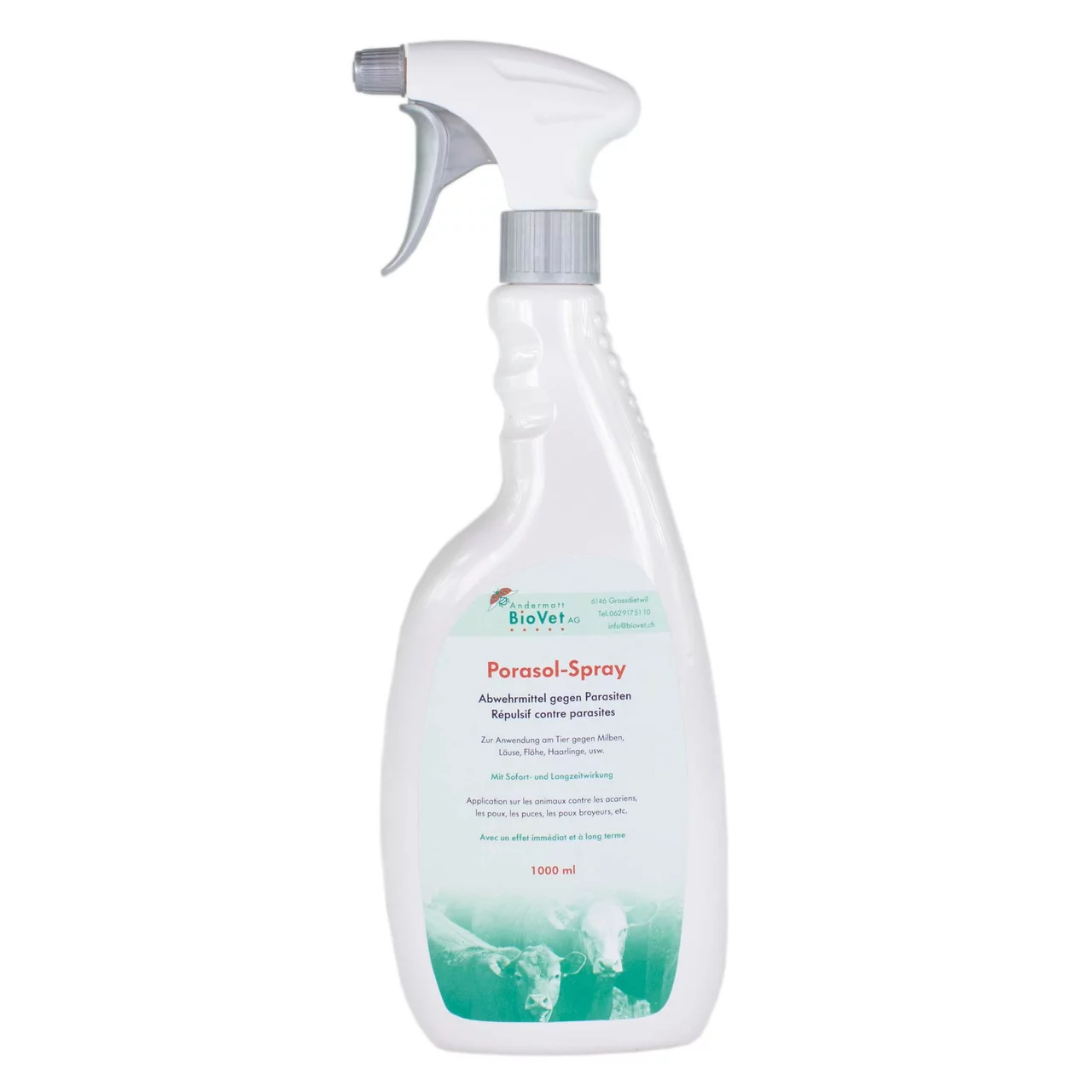 Porasol Spray 1 Liter | © Andermatt BioVet AG